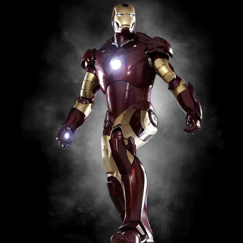 IRON MAN STRÓJ KARNAWAŁOWY DLA CHŁOPCA KOSTIUM + MASKA MIĘŚNIE