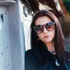 OKULARY PRZECIWSŁONECZNE POLARYZACYJNE OKULARY DAMSKIE MUCHY UV400 + ETUI