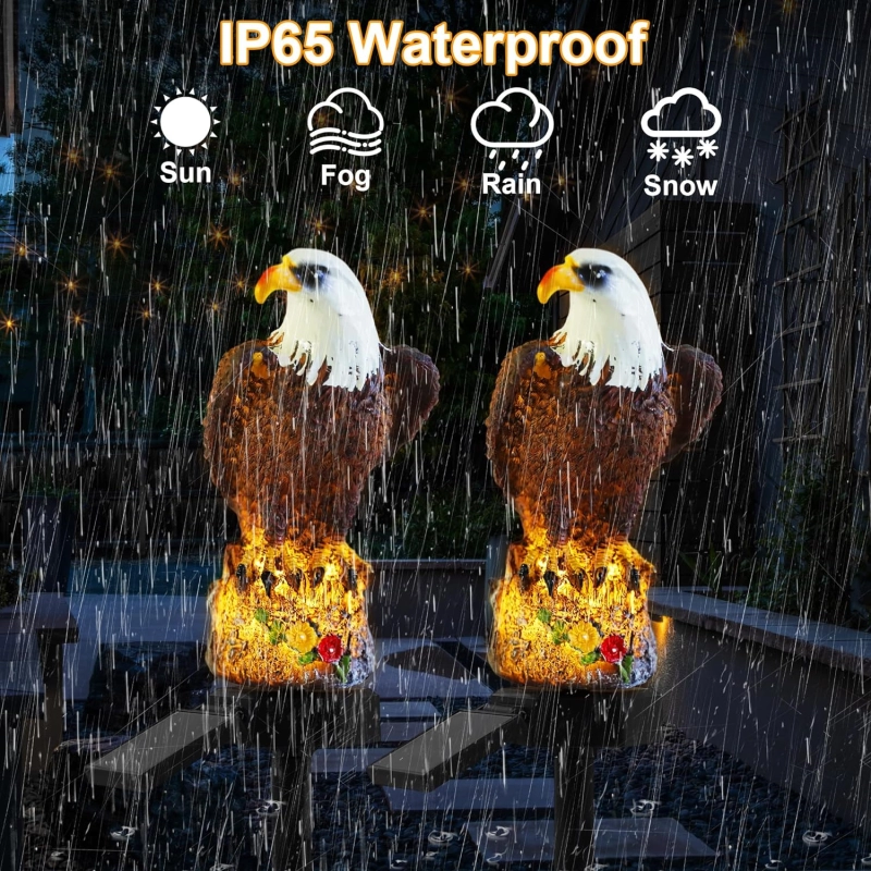 LAMPA SOLARNA LED OGRODOWA EAGLE SHINES 1szt + 1szt GRATIS