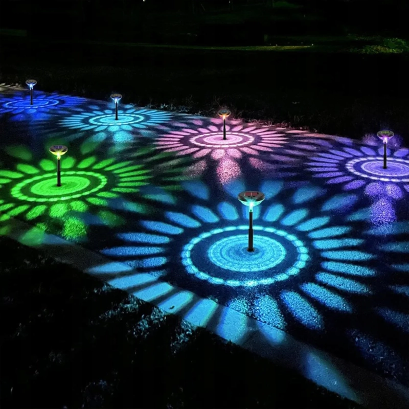 LAMPA SOLARNA LED OGRODOWA SolarGarden RGB 1szt + 1szt GRATIS
