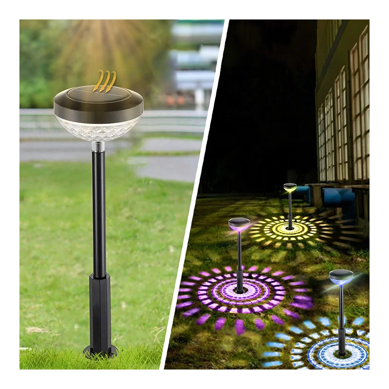 LAMPA SOLARNA LED OGRODOWA SolarGarden RGB 1szt + 1szt GRATIS